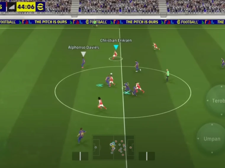 formasi efootball 2025 serangan balik cepat