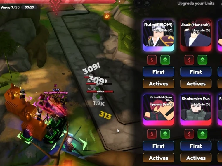 code tower defense roblox