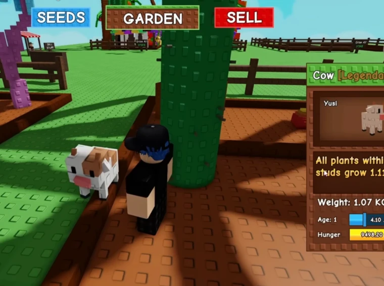 pet grow a garden