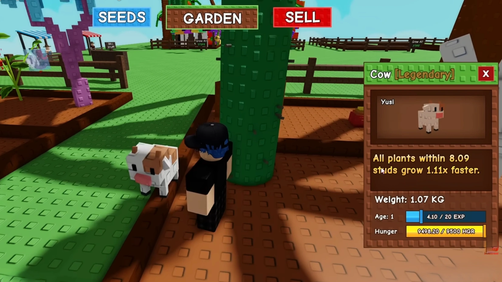pet grow a garden